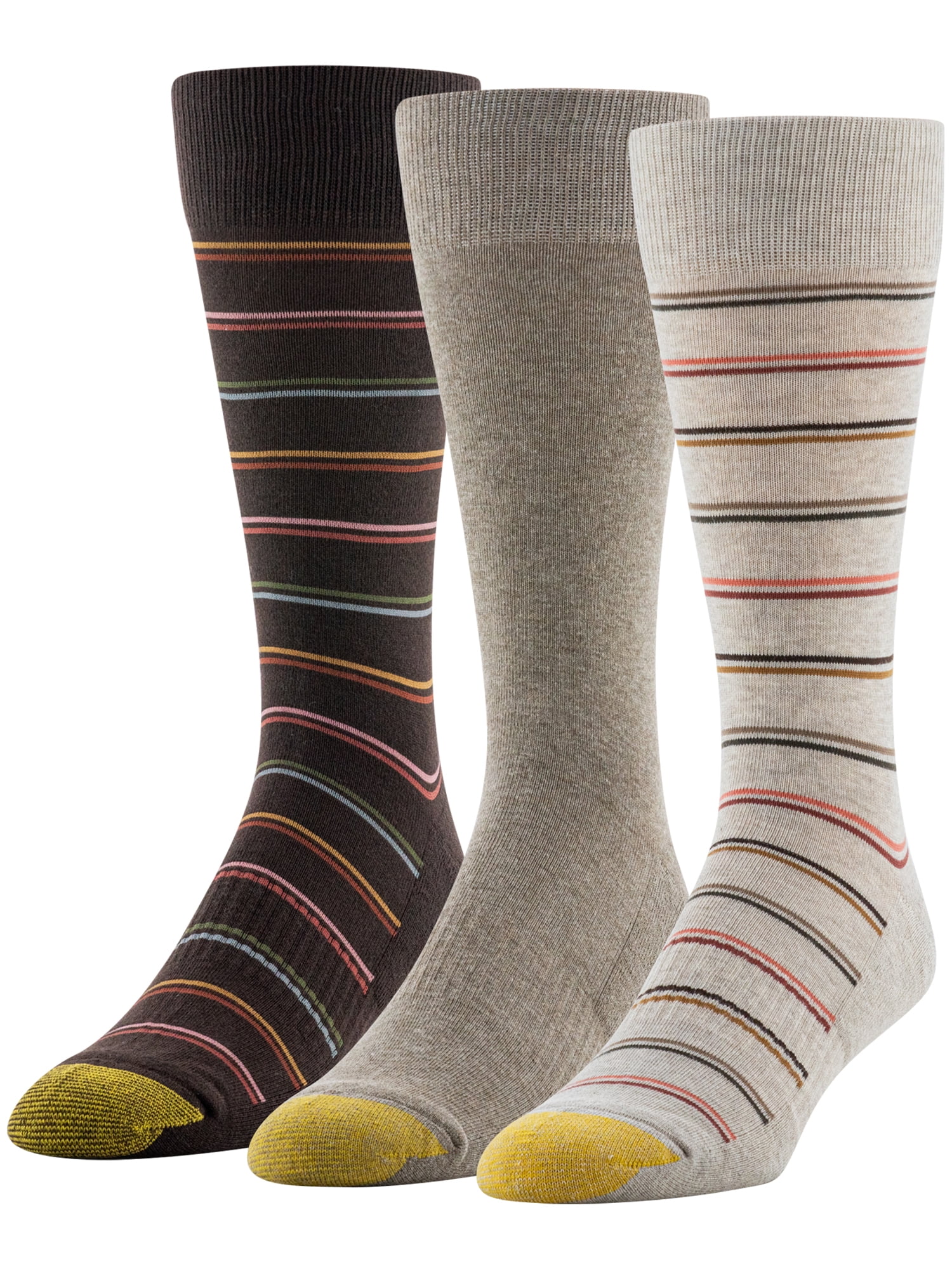 green emerald velvet dress GOLDTOE Men's Harrington Crew Socks, Multi-color main image 0