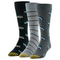 thumbnail image 1 of GOLDTOE Edition Mens Conversational Crew Socks, 3-Pack, 1 of 4