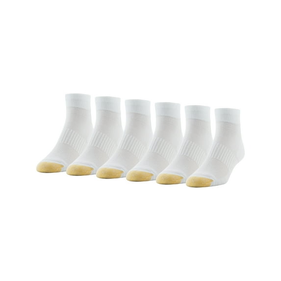 GOLDTOE Edition Mens Cushion Ankle Socks, 6-Pack