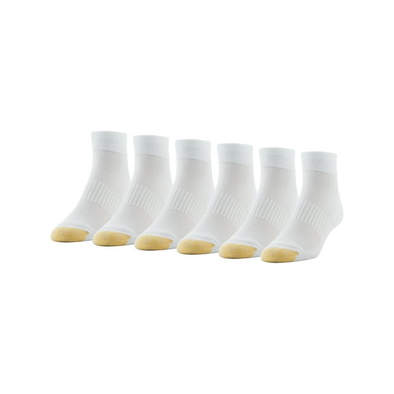 GOLDTOE Edition Mens Cushion Ankle Socks, 6-Pack