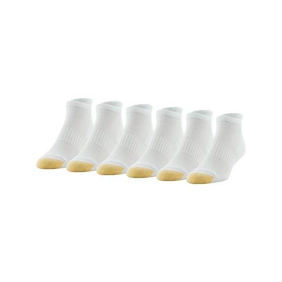 GOLDTOE Edition Mens Cushion No Show Tab Socks, 6-Pack