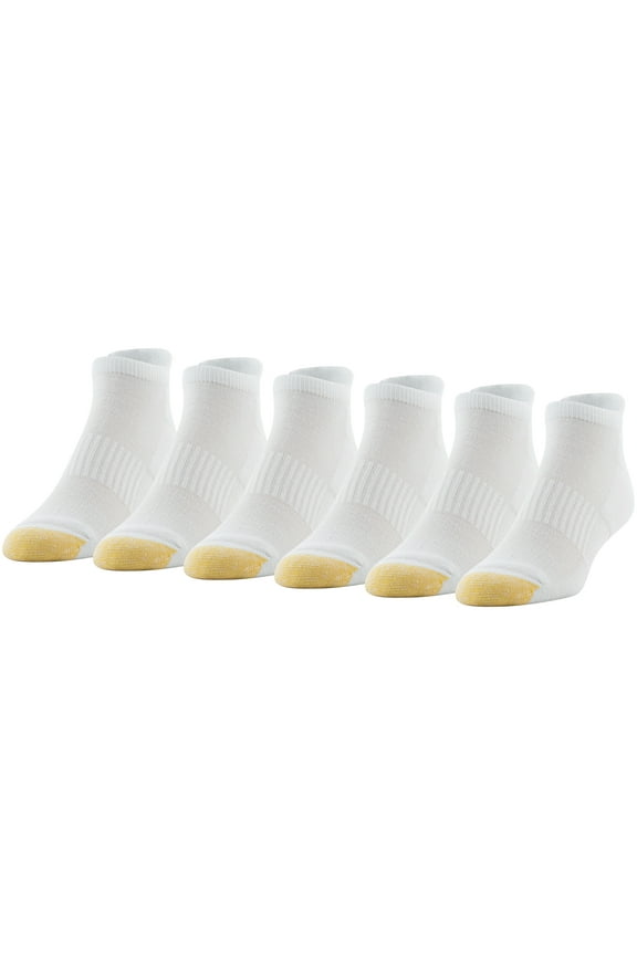 Edition Mens Cushion No Show Tab Socks, 6-Pack