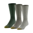 thumbnail image 1 of GOLDTOE Edition Mens Everyday Rib Crew Socks, 3-Pack, 1 of 4