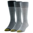 thumbnail image 1 of GOLDTOE Edition Mens Feeder Stripes Crew Socks, 3-Pack, 1 of 5