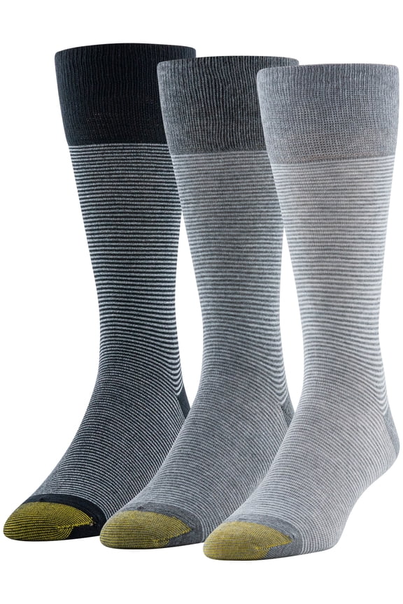 Edition Mens Feeder Stripes Crew Socks, 3-Pack