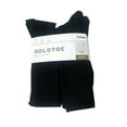 thumbnail image 1 of GOLDTOE® Men's Active Arch Support Crew Socks 12 Pairs Size 6-12 Black, 1 of 5