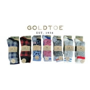 GOLDTOE Signature 2PK Men's Crew Socks Limited Edition Camp Socks, Size 6-12.5