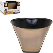 GOLDTONE Stainless Steel Cone Style Coffee Filter 8-12 Count