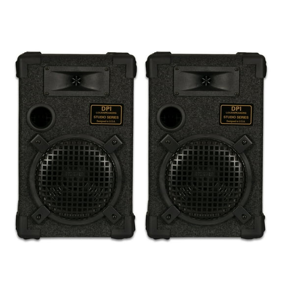 GOLDWOOD DPI-800C/8 Passive 8" Speaker Pair Monitor Studio Home Audio