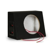 GOLDWOOD TR8P Sealed Single Car Speaker Cabinet Box for 8 Dual Woofer
