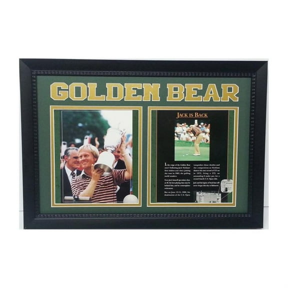 12x18 Double Frame - Jack Nicklaus 'Golden Bear'