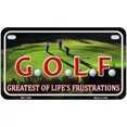 thumbnail image 1 of GOLF Novelty License Plate 7" x 4" Motorcycle, 1 of 1