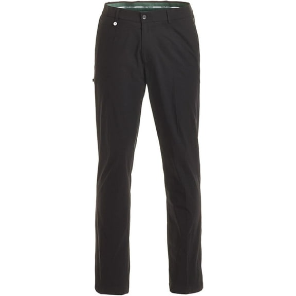 GOLFINO Techno Stretch Trouser, Men's Golf Trousers with Moisture Management and Sun Protection in Regular fit (30/32, Black)