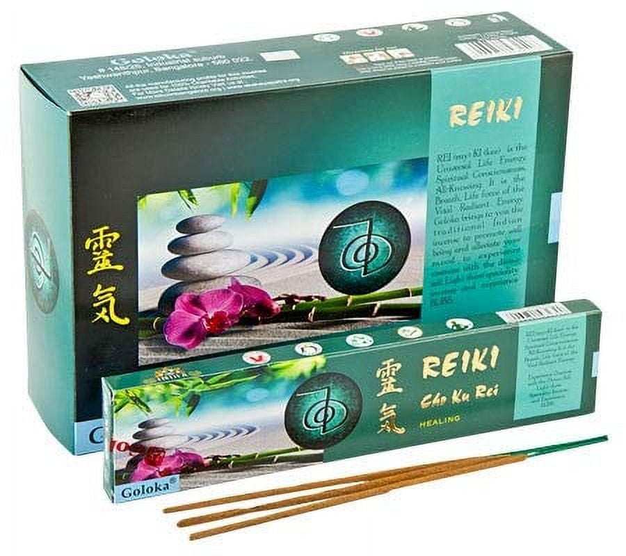 GOLOKA Reiki Cho Ku Rei high end Incense Sticks 12 Boxes of 15 gm