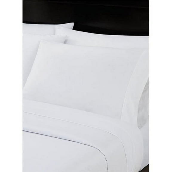 GOM Collection Microfiber White Full Fitted Sheets 6 PK