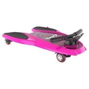 GOMO Pink Spinner Shark Kneeboard Toy for Kids 6 Years and up, 74 mm wheels