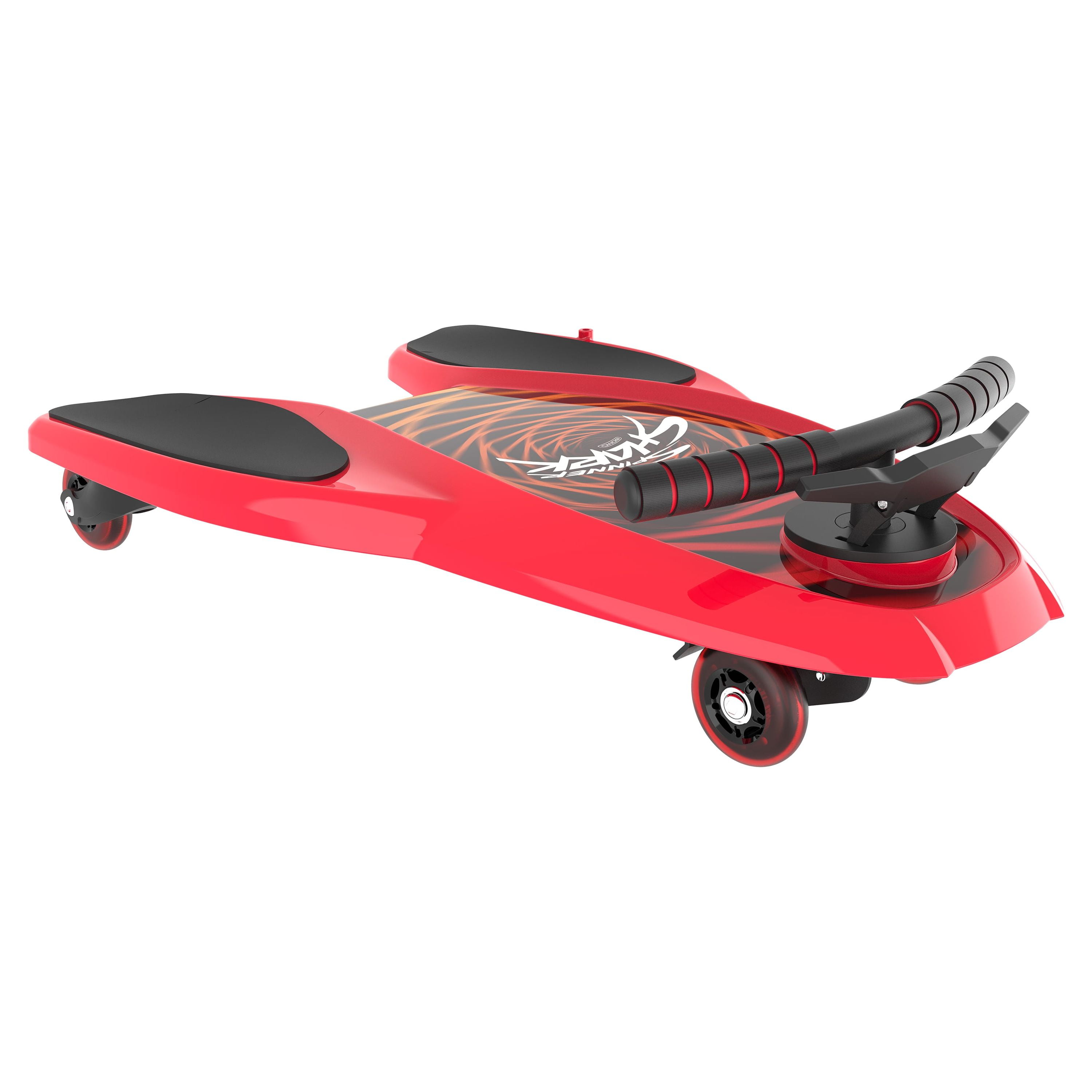 GOMO Red Spinner Shark Kneeboard Toy for Kids 6 Years and up, 74 mm wheels  