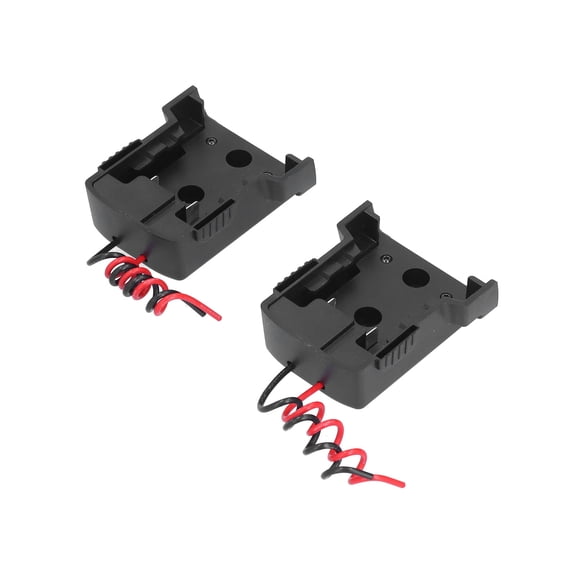 GONCON 2 Set Battery Adapter Mount Holder Dock Power Source Converter Connector for Milwaukee M18 18V / 45.7 cm