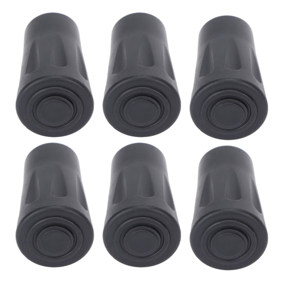 GONCON 20Pcs Heavy Duty Hiking Pole Tips 11mm Inner Hole Anti Slip Rubber Walking Stick Tips Protectors Kit for Mountaineering Trekking Poles (1.6 x 0.9 inches / 4 x 2.3 cm)