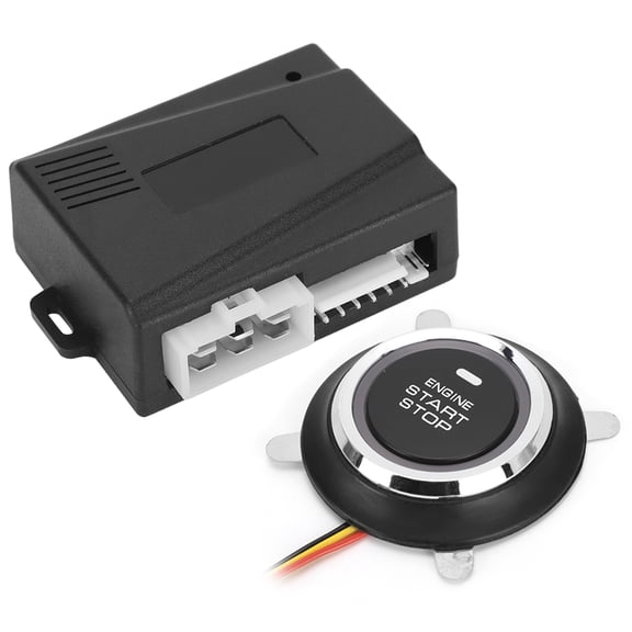 GONCON 24V Universal Engine Stop Start Button Keyless Push Switch Remote Starter Alarm Security System (17x14x5 inches / 43.18x35.56x12.7 cm)