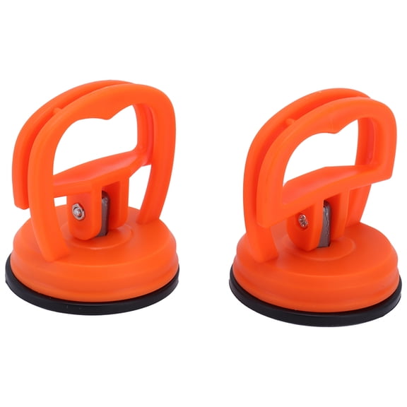 GONCON 2pcs Suction Cup Lifter Glass Sucker Carrier Handheld Puller Power Grip Vacuum Lifter Lifting Clamps for Tiles Mirror Window Glass Panel Moving, 2.6x2.2 inches / 6.7x5.7 cm, 2 Pack