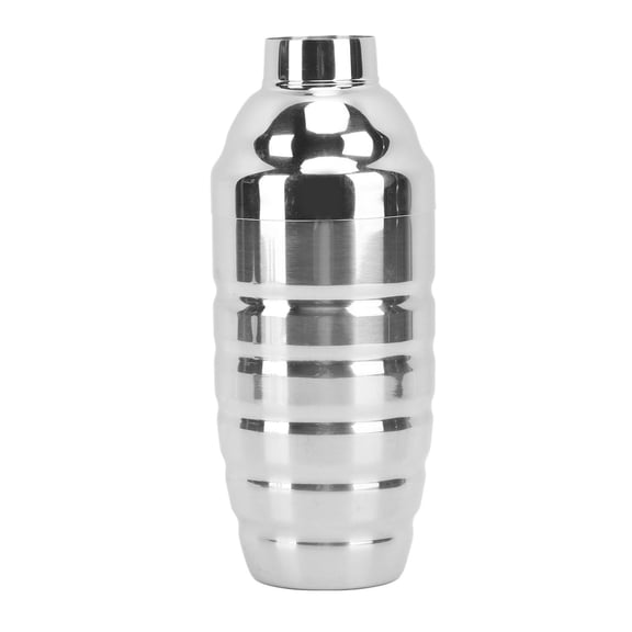 GONCON 700ML / 23.6 oz Stainless Steel Cocktail Shaker Drink Mixer with Built-in Strainer, Leak Proof 3-Piece Bartender Tool for Home Bar Party Club