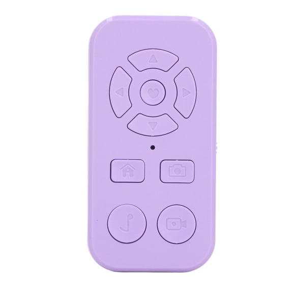 GONCON Bluetooth Remote Control Page Turner 9 Keys Smartphone Scrolling Rechargeable Wireless Self Recording Video Clicker for TikTok Reading E-Books Shutter Release Camera Control, Purple