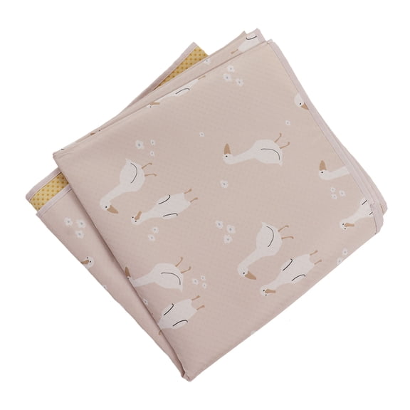GONCON Infant Play Mat Large Waterproof Portable Foldable Baby Activity Mat for Crawling Indoor Outdoor Multipurpose Non-Slip Protective Floor Cushion for Toddlers Kids Playtime, 43.3 x 43.3 inches
