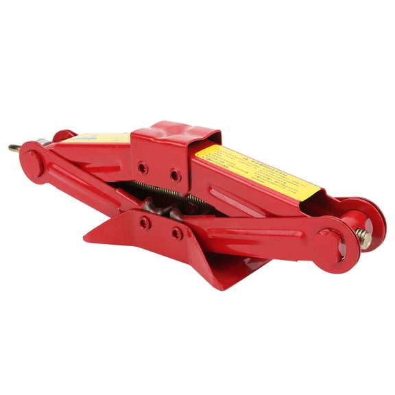 GONCON Red Scissor Jack Professional Car Trunk Tire Iron Handle Lifting Tool, 0.5 Ton Capacity (33x8x7 inches / 83.8x20.3x17.8 cm)