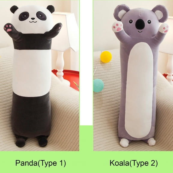 GONCON Soft Plush Panda Koala Stuffed Animal Long Hugging Pillow Cute Sofa Decorative Cushion Toy for Kids Girls Girlfriend Birthday Gift 35.43 inches / 90 cm