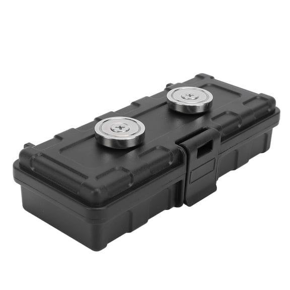 GONCON Under Car Magnetic Key Box, Portable Concealed Auto Lock Storage Holder for Vehicles, Outdoor Camping Key Organizer, 7.48 in / 19 cm