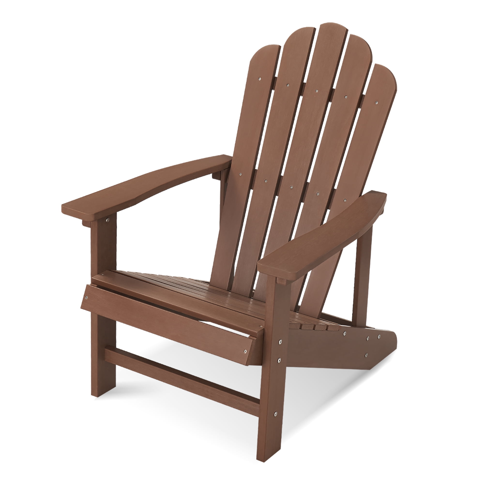 GONICHA Adirondack Chair,All-Weather Poly Lumber Fire Pit Chair for Patio Garden,Coffee