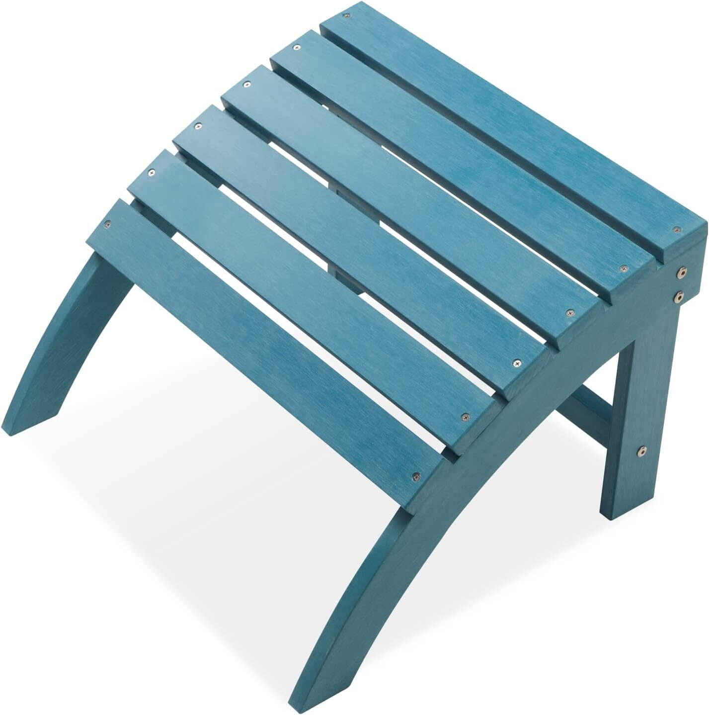 GONICHA Outdoor Adirondack Ottoman,Adirondack Footstool for Adirondack Chair Weather Resistant Foot Rest,Blue