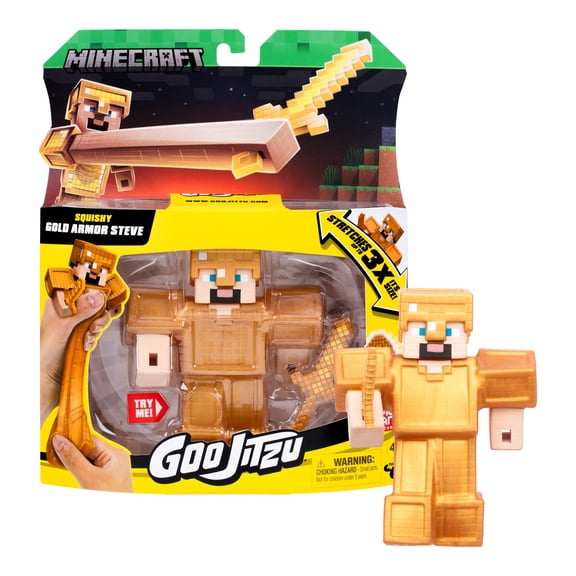 GOO JITZU MINECRAFT S4 HERO PK GOLD ARMOR STEVE