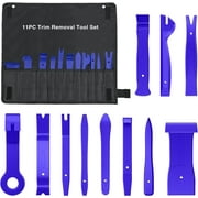 GOOACC 11Pcs Auto Trim Removal Tool Kit No-Scratch Tool Kit for Car Audio Dash Window Molding Fastener Remover Tool Kit-Blue