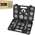 thumbnail image 1 of GOOACC 22PCS Disc Brake Caliper Compression Tool Set, Caliper Piston Rewind Press Tools for Brake Pad Replacement and Reset, Heavy Duty Brake Service Kit, Black, 1 of 9