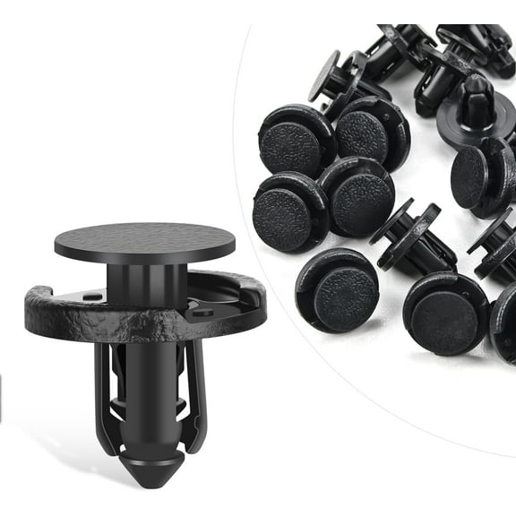 GOOACC 25Pcs Push-Type Bumper Clips Compatible for Toyota & Lexus 90467-08185 and Nissan Maxima 01553-09611