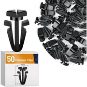 GOOACC 50 Pcs Grille Retainer Clip for Nissan 01553-03831 200SX, Axxess, Frontier, Maxima, Pulsar NX, Sentra, Stanza, Xterra, J30, M30, QX4