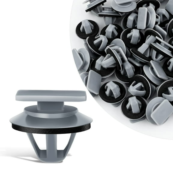 GOOACC 50Pcs Car Stone Guard Moulding Clips Bumper Fastener Rivet Clips for Mazda KD53-51-SJ3A CX-5 with Seal Ring