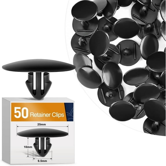 GOOACC 50Pcs Hood Insulation Retainer 7mm for Toyota 90467-09050 90467-A0003 GM 88970747 94858509 Lexus Scion