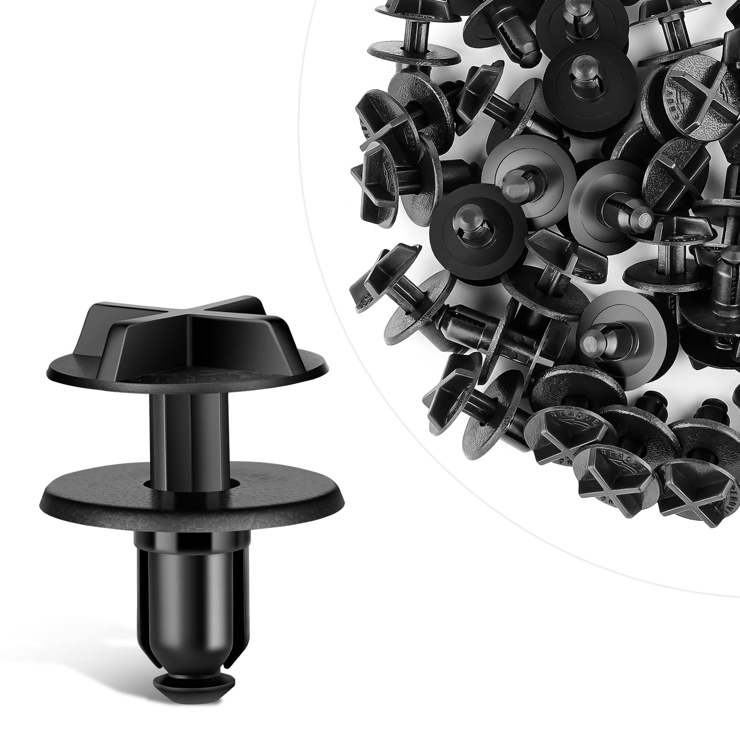 GOOACC 50Pcs Lower Radiator Shield Push-Type Retainer Fender Liner ...