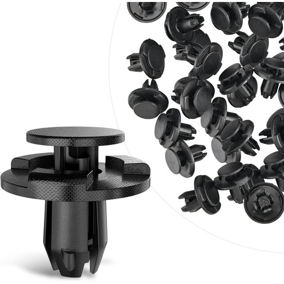 GOOACC 50Pcs Push-type Engine Cowl Bumper Fender Clips Replacement for Nissan Altima Sentra Murano Maxima Xterra Infiniti FX35 FX45 G25 G35 G37 Mazda 3 5 6 CX-3 CX-5, OEM-#01553-05323,L33X13209