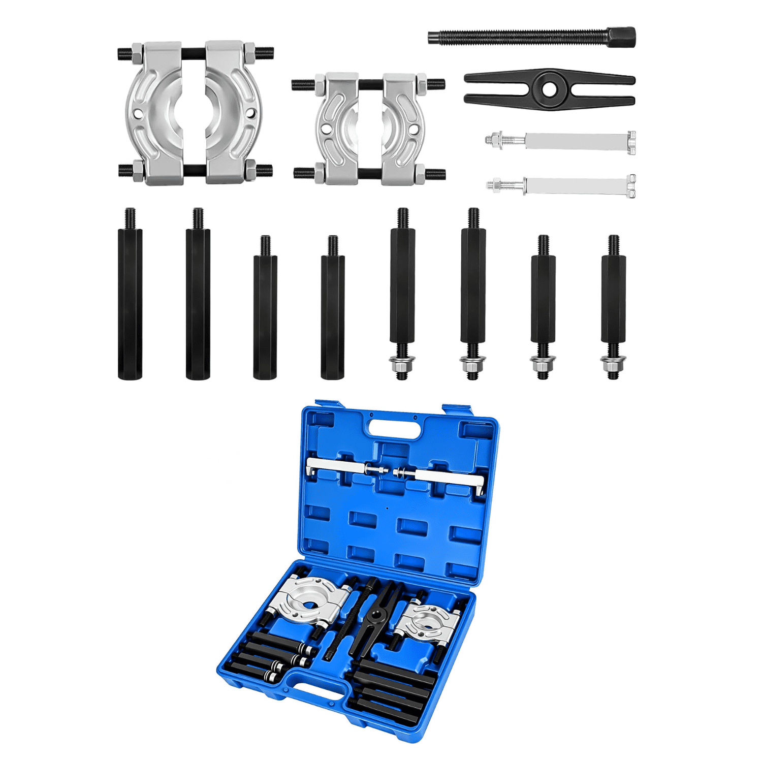 GOOACC Heavy Duty 5 Ton Bearing Puller Kit with 2