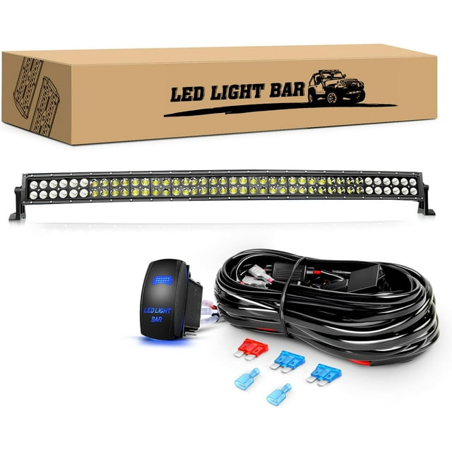 GOOACC Led Light Bar 42Inch 240W Curved off Road Lights for Trucks ATV