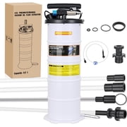 GOOACC Oil Extractor Pump 6.5L Pneumatic Manual Fluid Extractor Pump for Oil Change Tool Kit with Dipstick and Suction Hose Oil Vacuum Pump Extractor for Automotive Boats Motorcycles Fluids Transfer