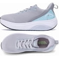 thumbnail image 1 of GOOBON Wide Toe Box Walking Shoes Arch Support Plantar Fasciitis Sneakers Orthotic Tennis Shoes, 1 of 7