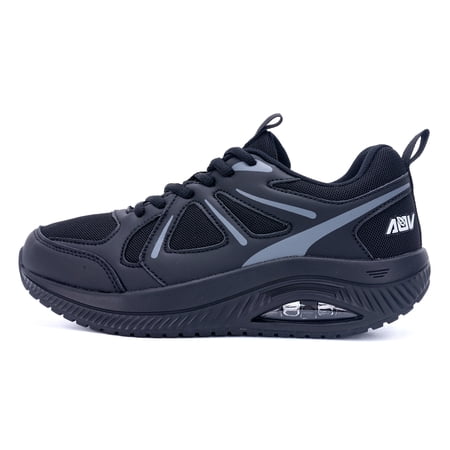GOOBON Women Arch Support Wide Width Walking Shoes Orthotic Sneakers for Plantar Fasciitis Foot and Heel Pain Relief Tennis Shoes, Size 6-11