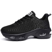 Womens Running Shoes Tennis Sneakers Athletic Air Cushion Non Slip Shoes Breathable Fashion Walking Sneakers for Gym Workout