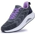 thumbnail image 1 of GOOBON Women's Walking Shoes Arch Support Orthotic Breathable Tennis Sneakers for Plantar Fasciitis Pain Relief US Size 6-11, 1 of 7
