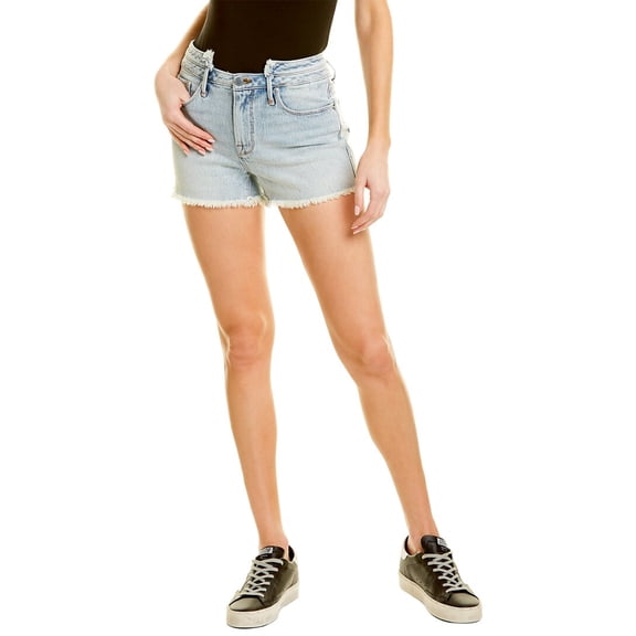 GOOD AMERICAN Womens Good Vintage Short, 22, Blue